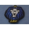 Leo Skull Zodiac Sign Patch diagonal view