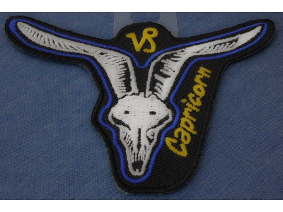 Capricorn Skull Zodiac Sign Patch