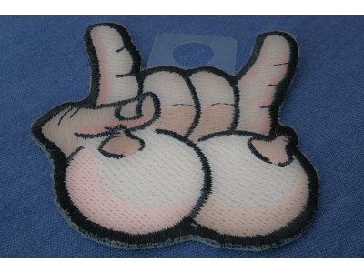 Tits And Rock On Fun Iron On Patch