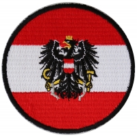 Austrian Flag Patch Austrian Flag Patch