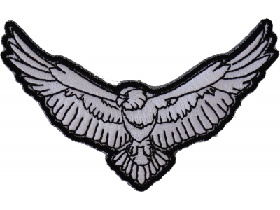 Black And White Eagle Patch