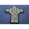 Celtic Design Cross Christian Patch diagonal view