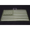 Subdued Green American Flag Patch Subdued Green American Flag Patch diagonal view