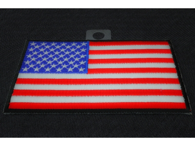 American Flag Patch with Black Borders