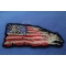 Don't Tread on Me Tattered US Flag Patch Don't Tread on Me Tattered US Flag Patch diagonal view