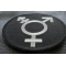 Transgender Awareness Patch diagonal view