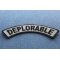 Deplorable Rocker Patch Deplorable Rocker Patch diagonal view