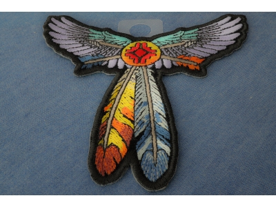 Feathers and Arrows Embroidered Patch
