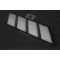 Reflective Stripes 6 inch Patch Reflective Stripes 6 inch Patch diagonal view