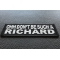 Ohh Don't Be Such a Richard Patch Ohh Don't Be Such a Richard Funny Iron on Patch diagonal view