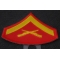 Lance Corporal Marine Patch Lance Corporal Patch diagonal view