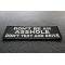 Don't Be An Asshole Don't Text and Drive Patch Don't Be An Asshole Don't Text and Drive Patch diagonal view