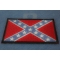 Subdued Rebel Flag Patch diagonal view