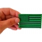 Kelly Green American Flag Patch Kelly Green American Flag Patch shown on hand for size comparison