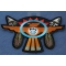 Native American Thunderbird Arrows Patch Native American Thunderbird Arrows Patch diagonal view