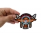 Native American Thunderbird Arrows Patch Native American Thunderbird Arrows Patch shown on hand for size comparison