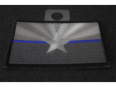 Arizona State Flag Blue Line Police Patch