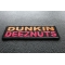 Dunkin Deeznuts Patch Dunkin Deeznuts Funny Iron on Patch diagonal view
