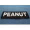 Peanut Patch Peanut Funny Iron on Patch diagonal view