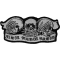 See No Evil Speak No Evil Hear No Evil Skull Patch