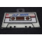 Old Skool Radio Cassette Patch Old Skool Radio Cassette Novelty Iron on Patch diagonal view
