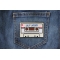 Old Skool Radio Cassette Patch Old Skool Radio Cassette Novelty Iron on Patch shown on jeans