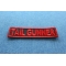 Tail Gunner Patch in Red Tail Gunner Patch diagonal view
