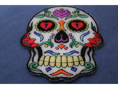 Sugar Skull White Patch