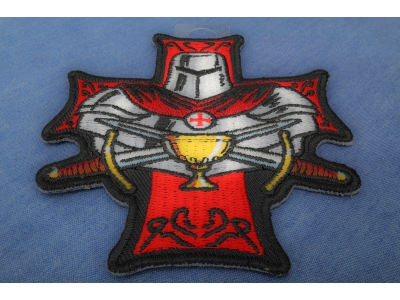 Templar Holy Grail Christian Patch