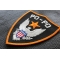 PO PO Patch Police Shield diagonal view