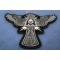 Jesus Cross and Wings Patch Jesus Cross and Wings Iron on Patch diagonal view