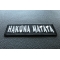 Hakuna Matata Patch Hakuna Matata Funny Iron on Patch diagonal view