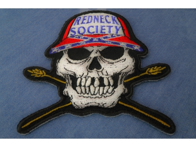 Redneck Society Skull Patch