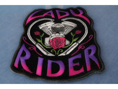Lady Rider Path with Engine Roses
