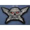 Robot Skull Small Patch Robot Skull Patch diagonal view