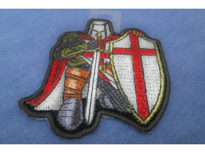 Red Knight Crusader Patch Mini Size