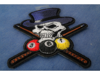 Pool Shark Skull Small Patch