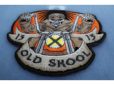 Old Skool Biker Patch