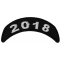 2018 Black and White Rocker Patch