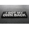 I Got My Own Back Patch I Got My Own Back Patch diagonal view