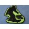 Big foot Sasquatch Novelty Iron on Patch diagonal view