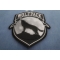 Wolfpack Patch Wolf Howling Moon Silhouette diagonal view