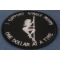 I Support Single Moms One Dollar at a Time Naughty Iron on Patch diagonal view