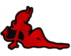Red Devil Girl Patch