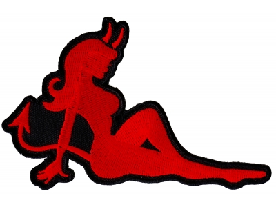 Red Devil Girl Patch
