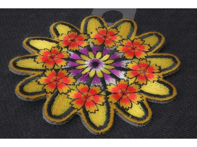 Symmetric Flowers Patch