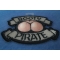 Booty Pirate Novelty Iron on Patch diagonal view