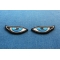 Iron on Blue Eye Patches diagonal view