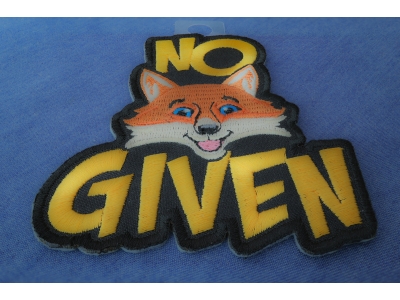 No Fox Given Funny Patch