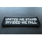 United We Stand Divided We Fall Patch diagonal view